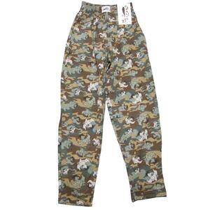 California CraZee Wear Style 500 Camo Muscle Baggy Pants Men Small MC Hammer NWT